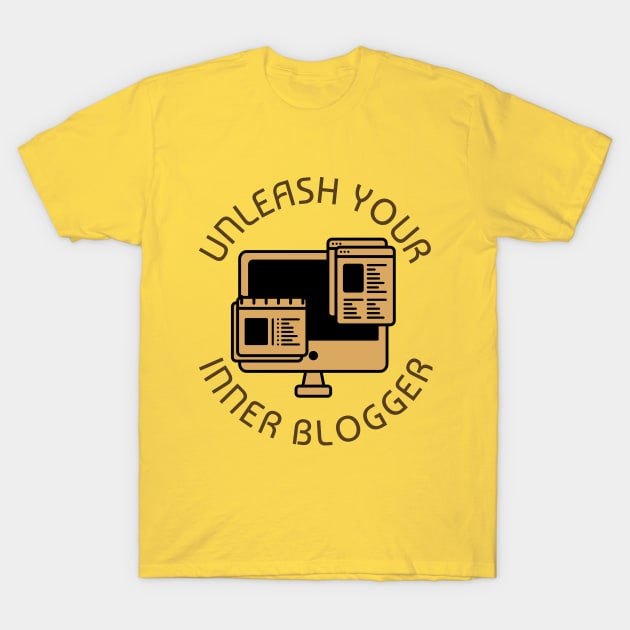 Unleash and free the bloggers T-Shirt by Hermit-Appeal